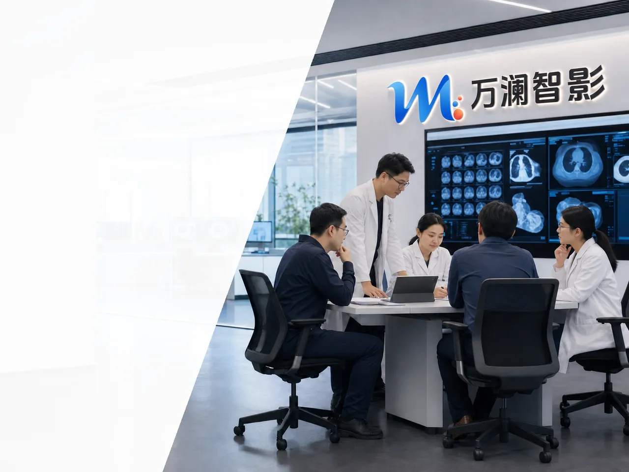 万澜智影医疗影像工作场景