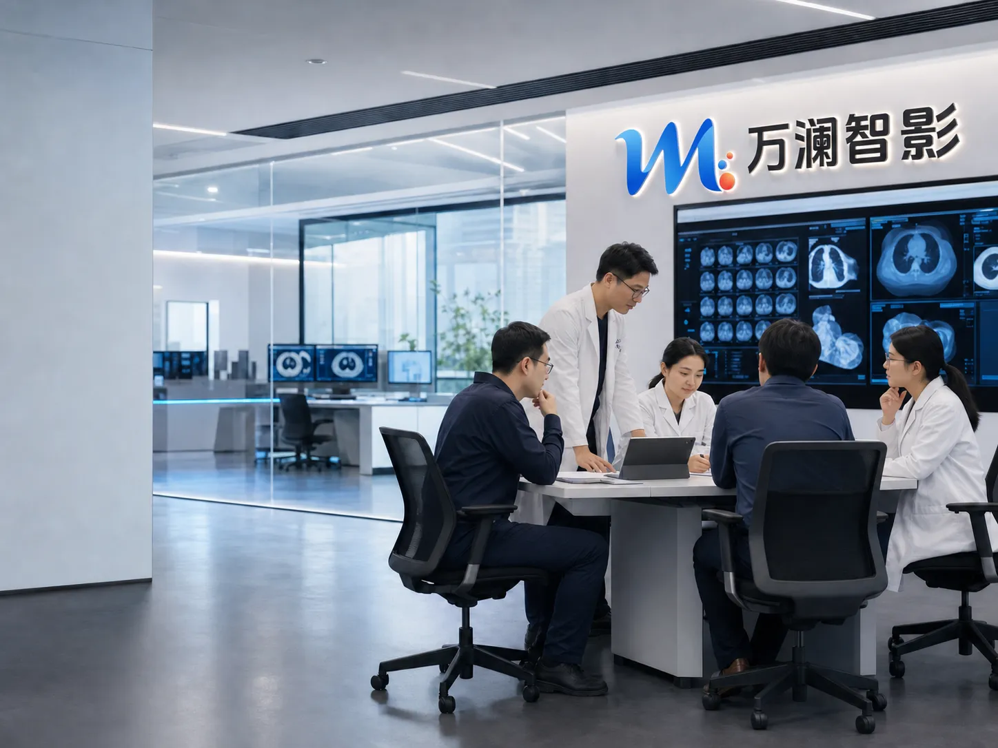 万澜智影团队围绕医学影像开展临床与科研协作